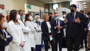 Ospedale Businco, in funzione il nuovo acceleratore nella radioterapia, il presidente Solinas: &ldquo;Fondamentale garantire cure oncologiche moderne all'altezza delle aspettative dei sardi"
