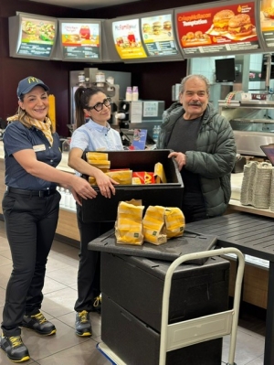 A Cagliari 200 pasti caldi a settimana donati da McDonald&rsquo;s e Fondazione Ronald McDonald insieme a Banco Alimentare della Sardegna