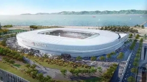 Intervento in aula consiliare a Cagliari del sindaco Paolo Truzzu sul nuovo stadio