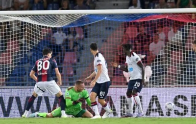 L'errore di Radunovic a Bologna