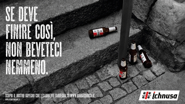 Ichnusa, uno spot contro chi sporca per dire no all'abbandono di vetro nell'ambiente