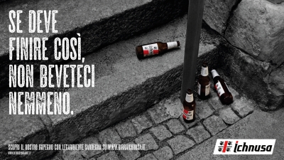 Ichnusa, uno spot contro chi sporca per dire no all'abbandono di vetro nell'ambiente