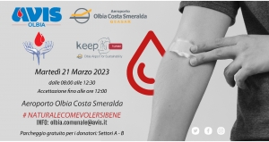 Raccolta di sangue all&rsquo; Aeroporto di Olbia