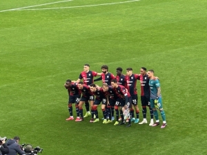 I primi undici rossobl&ugrave; del match vinto contro il Lecce
