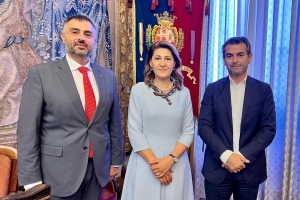 Il Sindaco Zedda ha ricevuto l&rsquo;Ambasciatrice della Romania Dancau