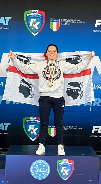 Michela Demontis &egrave; la regina italiana della Muay thai