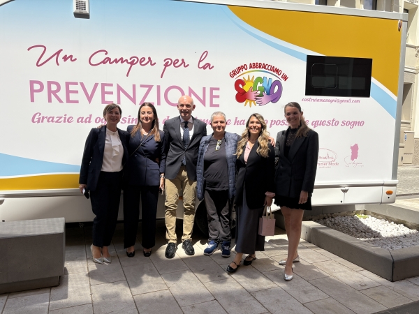 Un Camper per la prevenzione nei territori pi&ugrave; fragili della Sardegna: presentato a Cagliari il nuovo ambulatorio mobile