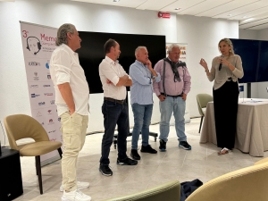 Domus de Maria. da sinistra, Giorgio Porr&agrave;, Leonardo Metalli, Mario Frongia, Gianfranco Coppola e Cristiana Aime