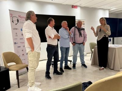 Domus de Maria. da sinistra, Giorgio Porr&agrave;, Leonardo Metalli, Mario Frongia, Gianfranco Coppola e Cristiana Aime