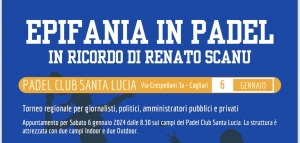 Epifania in padel-In ricordo di Renato Scanu