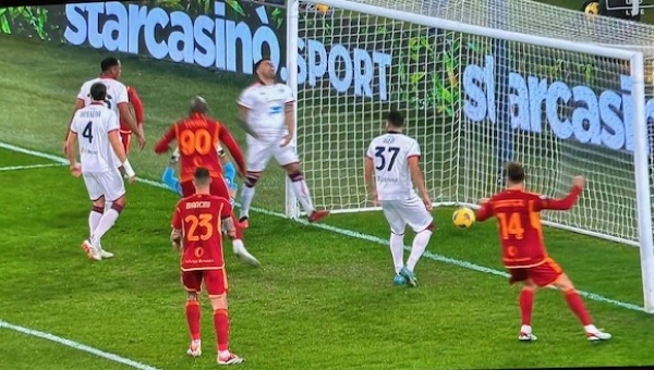 L'1-0 delIa Roma, inizio e fine di una partita non giocata de
