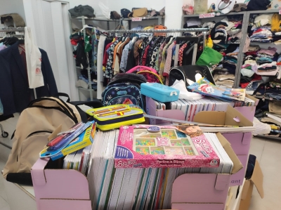 Quartu, tanta partecipazione per la raccolta solidale di materiale scolastico