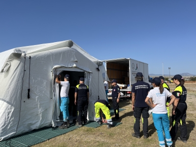Cagliari, esercitazione della Protezione Civile