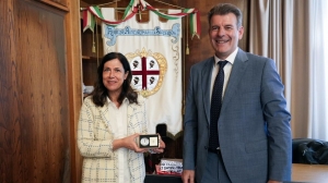 La presidente Todde incontra l&rsquo;Ambasciatore di Svizzera in Italia Roberto Balzaretti. Einstein Telescope e alta formazione turistica al centro del confronto