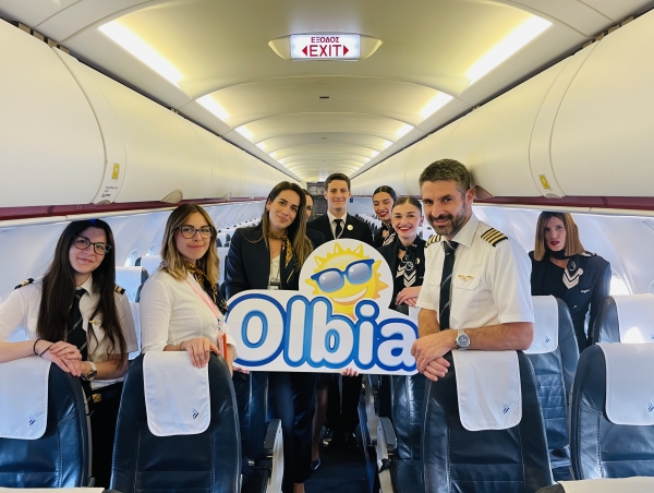 Aeroporto di Olbia: inaugurato il nuovo collegamento diretto Atene &ndash; Olbia
