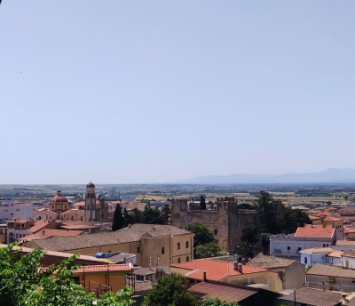 Una veduta di Sanluri