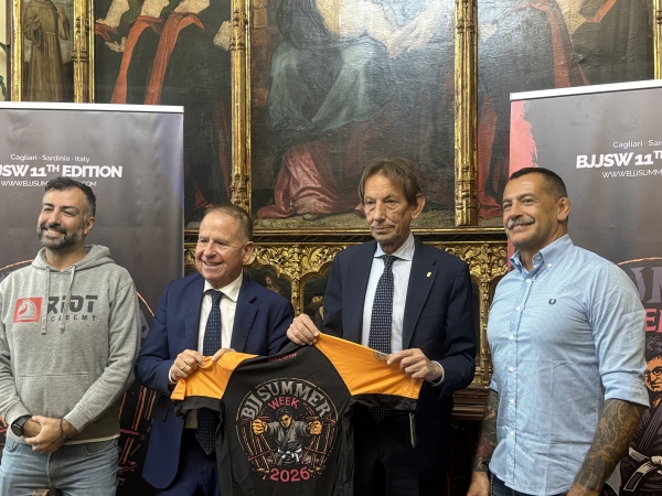 Cagliari capitale mondiale del Brazilian Jiu-Jitsu: mille atleti per la BJJ Summer Week 2026