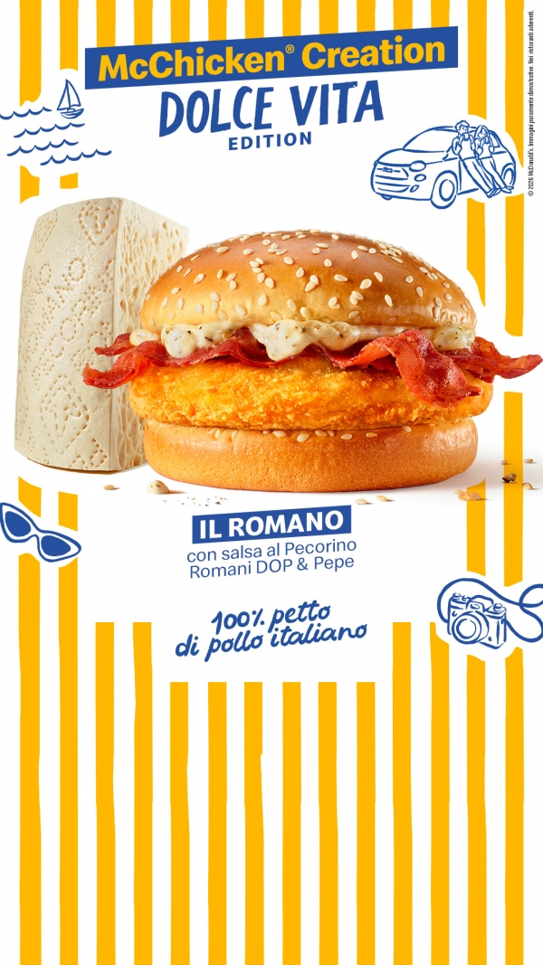 Pecorino Romano DOP e McDonald&rsquo;s, la tradizione incontra le nuove generazioni
