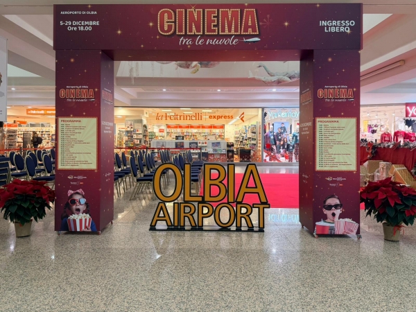 Olbia, Natale in aeroporto