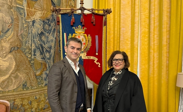 In visita a Palazzo Bacaredda la nuova prefetta di Cagliari, Paola Dess&igrave;