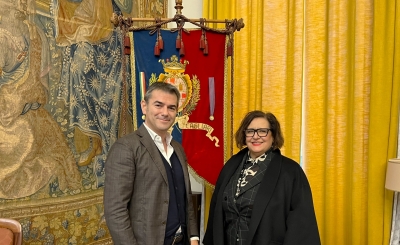 In visita a Palazzo Bacaredda la nuova prefetta di Cagliari, Paola Dess&igrave;
