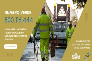 Cagliari, attivo il numero verde 800116444 per segnalare dissesti stradali