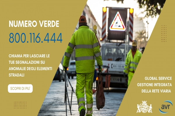 Cagliari, attivo il numero verde 800116444 per segnalare dissesti stradali