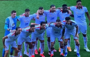 Reggio Emilia. i primi undici del match che &egrave; valso la permanenza in A