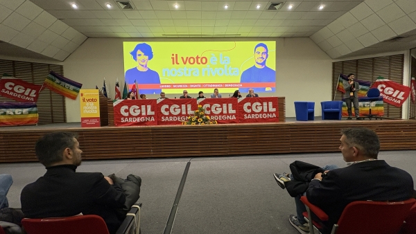 Cagliari, Landini lancia la campagna per il referendum su lavoro e cittadinanza