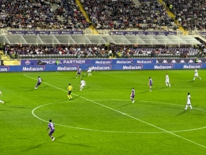 Firenze, Una fase di Fiorentina-Cagliari