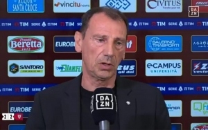 Nereo Bonato amareggiato dopo Salernitana-Cagliari