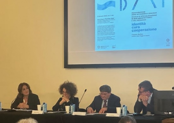 Cagliari. Da sinistra, Caterina Giannattasio, Tiziana Maffei, Francesco Mola e Ivan Blecic