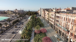 Cagliari, promenade verde per il nuovo lungomare di via Roma disegnato da Boeri