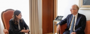 La presidente Todde riceve a Villa Devoto l&rsquo;ambasciatore di Norvegia in Italia, Johan Vibe