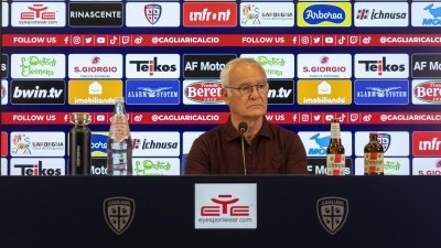 Claudio Ranieri in conferenza stampa