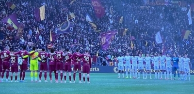 Roma-Cagliari a inizio gara