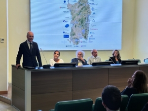 Cagliari. Giacomo Cao nell'intervento all'Auditorium del Banco di Sardegna